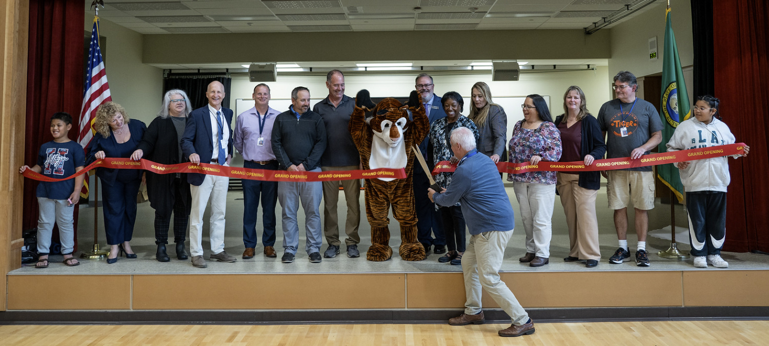Ribbon Cutting at Grand Opening for Terminal Park
